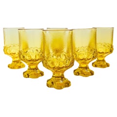 Copas Tiffin Franciscanas Madeira Amarillo - Lote de 6