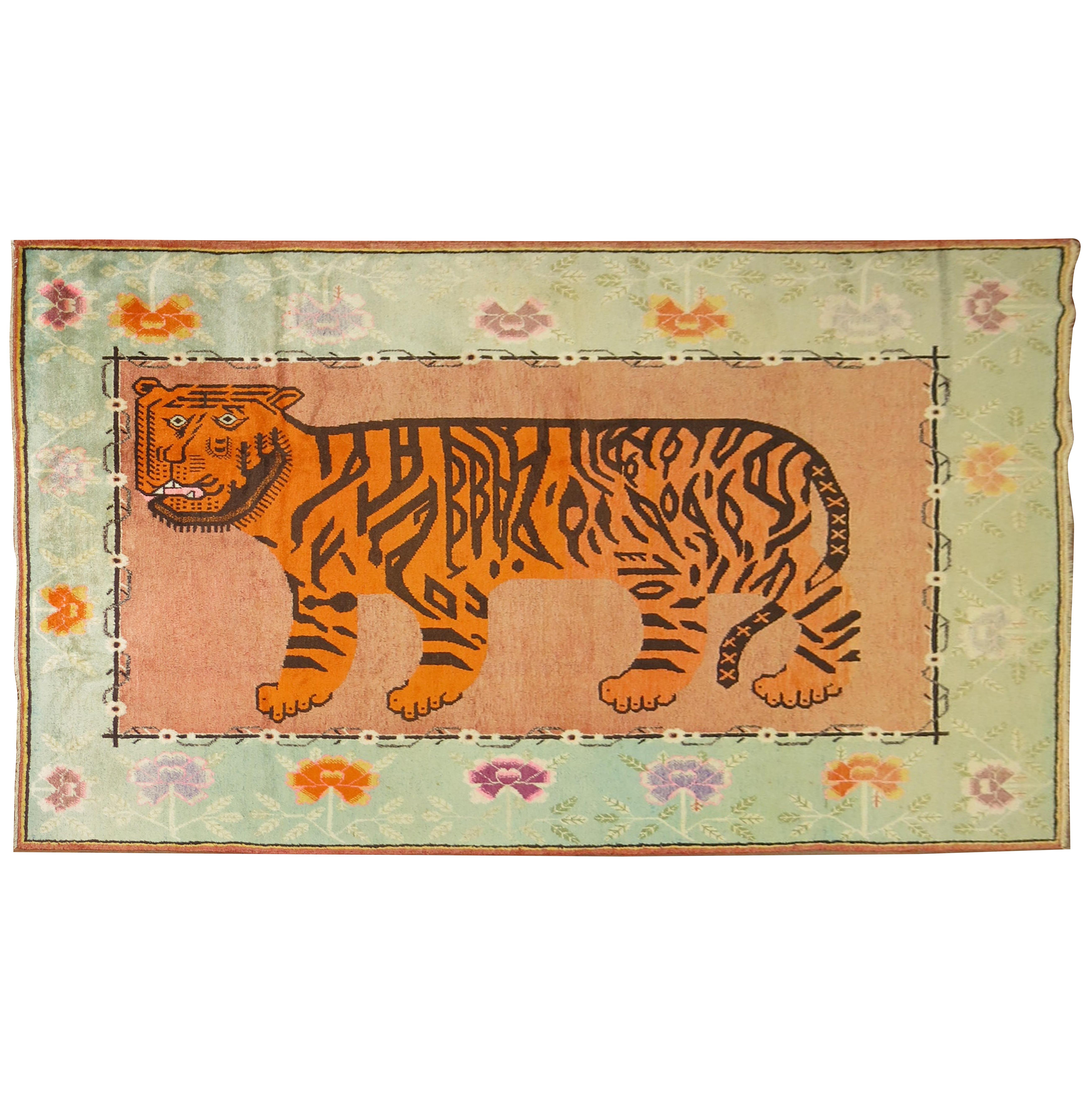 Tiger Antique Khotan Rug