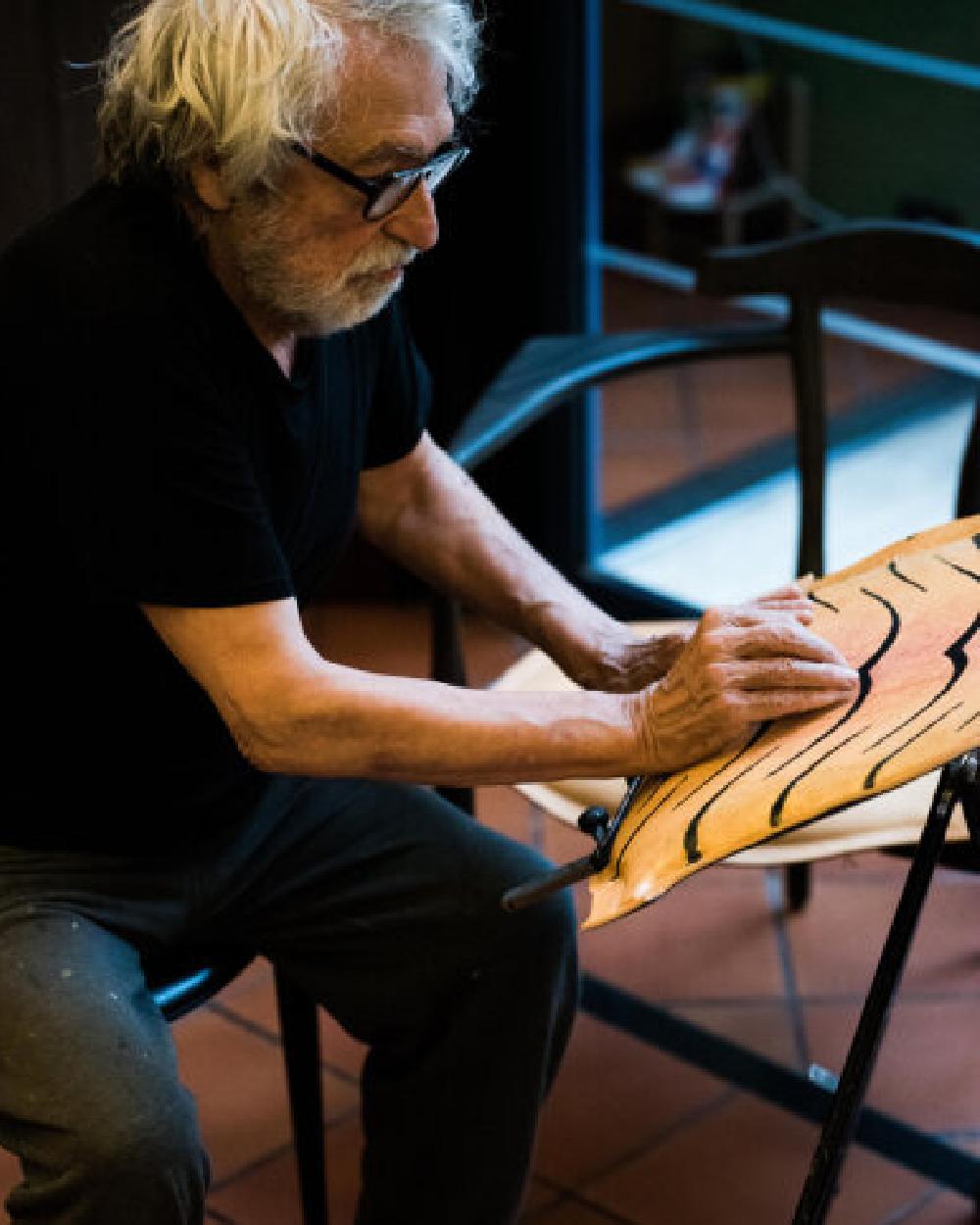 Contemporary Tiger Art Gaulino Limited Edition Chair by Oscar Tusquets for BD Barcelona For Sale