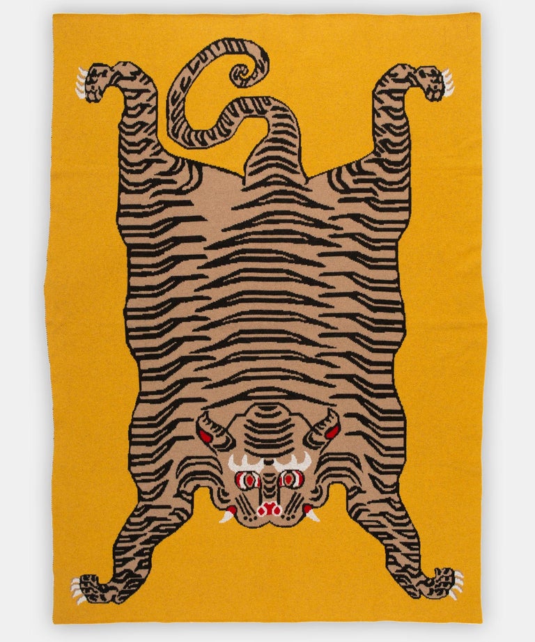 Tiger Blanket by Saved, New York For Sale at 1stDibs
