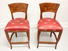 Tiger & Burl Oak Counter Height Stools by EMERSON ET CIE - Pair B