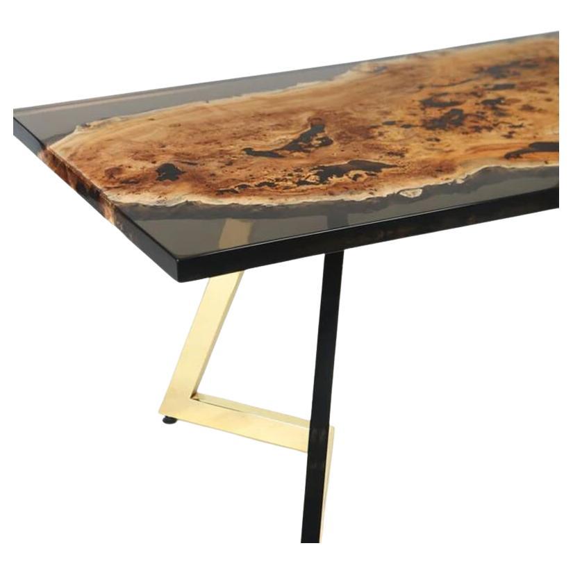 Tigerauge Couchtisch im Angebot