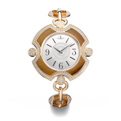 Tiger Eye & Diamond Watch
