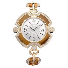 Tiger Eye & Diamond Watch