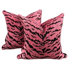 Tiger Fuchsia Scalamandre Pillows