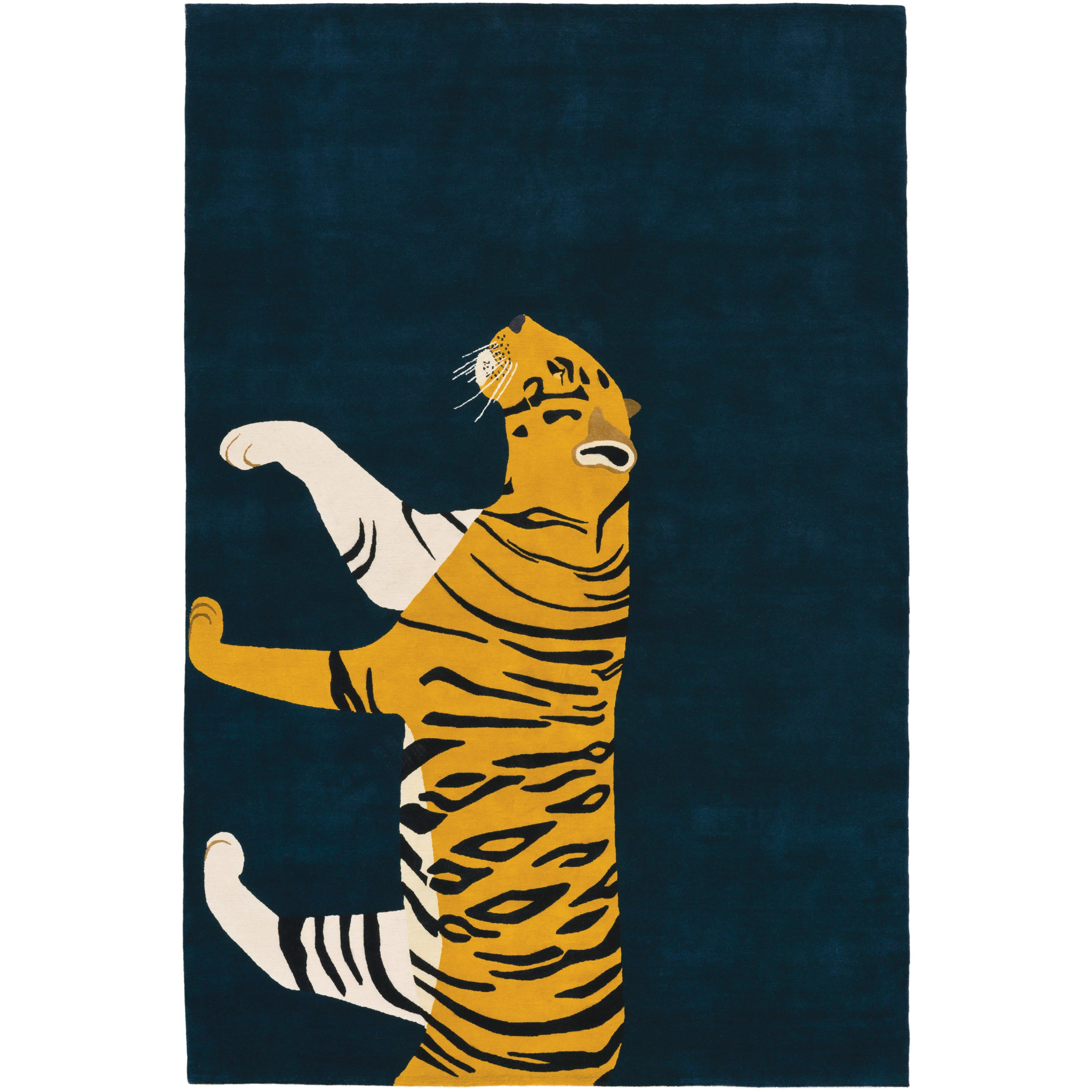 Elusive Tiger Rug by Nuala Goodman For Sale at 1stDibs