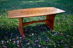 Tiger Maple Contemporary Farm Table
