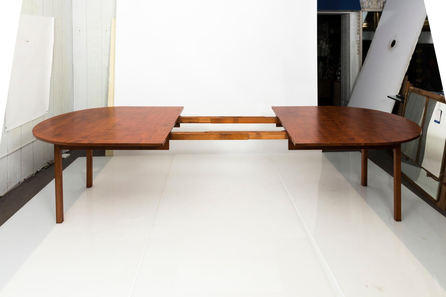 Tiger Maple Dining Room Table by David Lefort, circa 2000 5