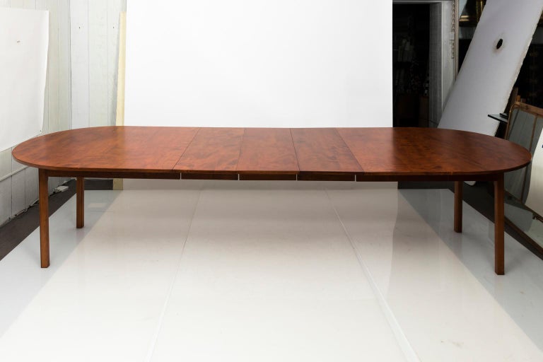 Tiger Maple Dining Room Table by David Lefort, circa 2000 at 1stdibs