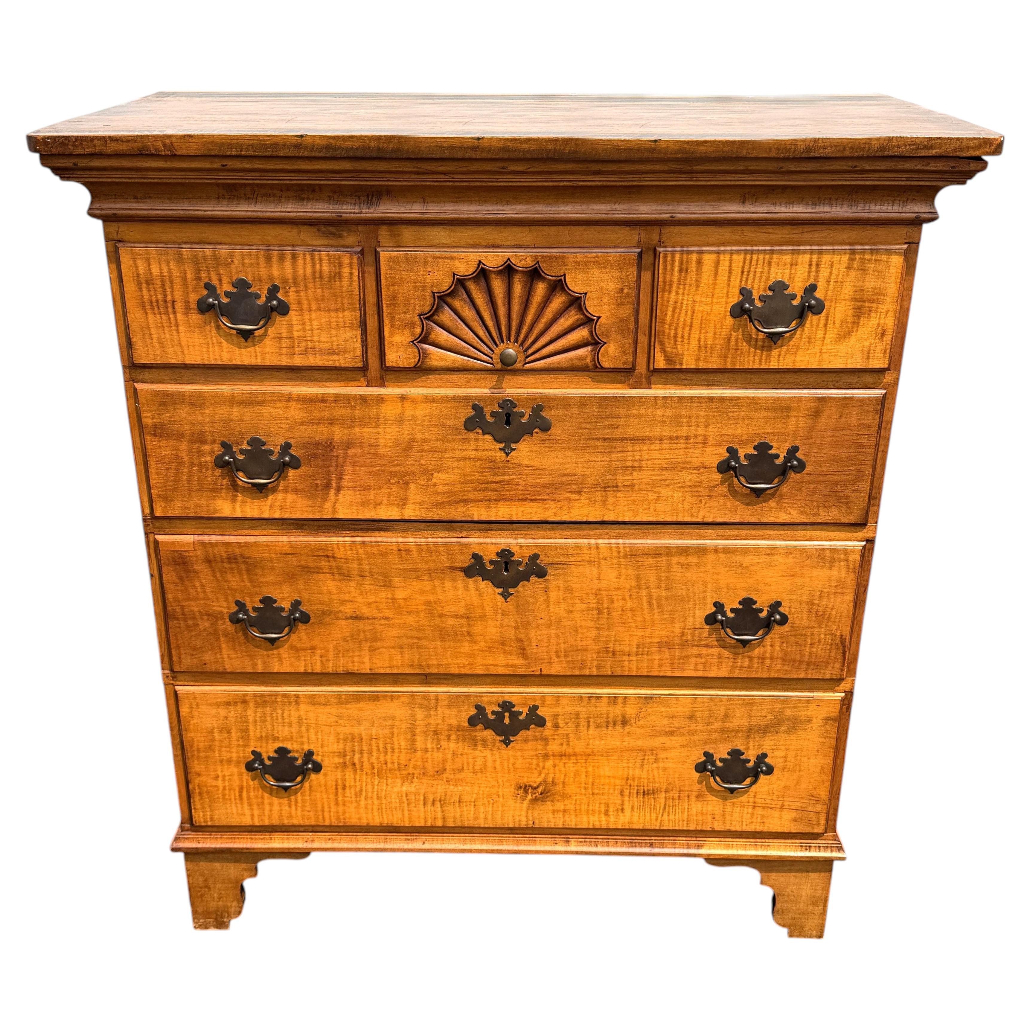 Maple Tall Chest - 9 For Sale on 1stDibs | tall maple dresser