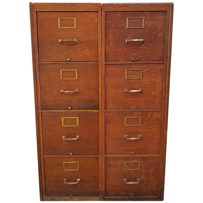 Tiger Oak File Early 20th Century at 1stDibs