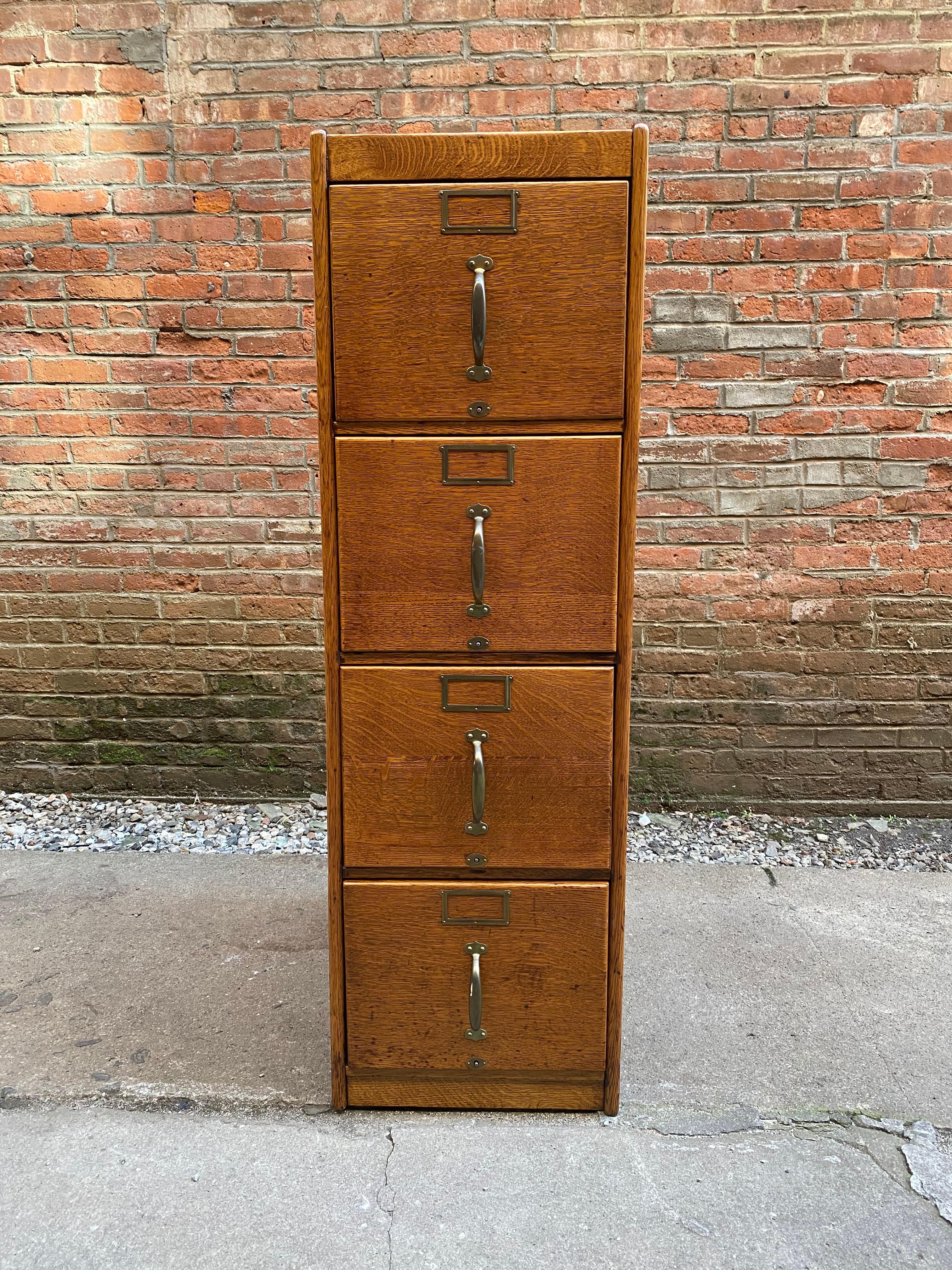 oak file cabinet