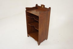 Tiger Oak Open Sheet Music Cabinet, Bookcase, File Cabinet, American 1910, B2901