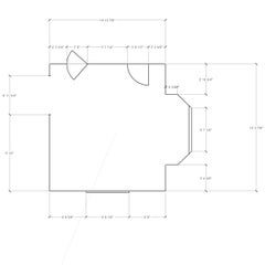 Tiger Oak 'Quarter Sawn' 1929 Paneled Room & Doors Complete