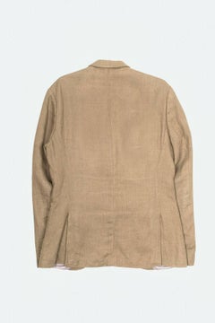 Tiger of Sweden Herren-Blazer aus braunem Leinen, IT50, M/L, ca. 2010