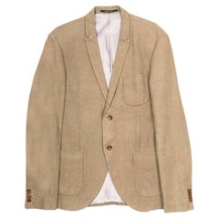 American Tiger of Sweden: chaqueta de lino marrón para hombre, modelo IT50, tallas M/L, de alrededor de 2010