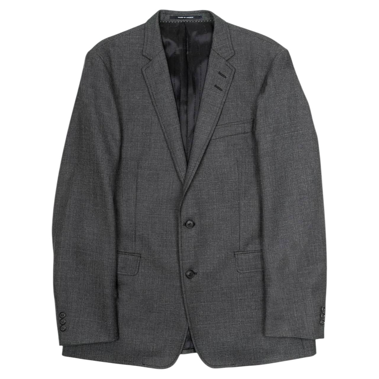 Tiger of Sweden Herren-Blazer mit grauem Karomuster, IT52, Größe L, ca. 2010 im Angebot