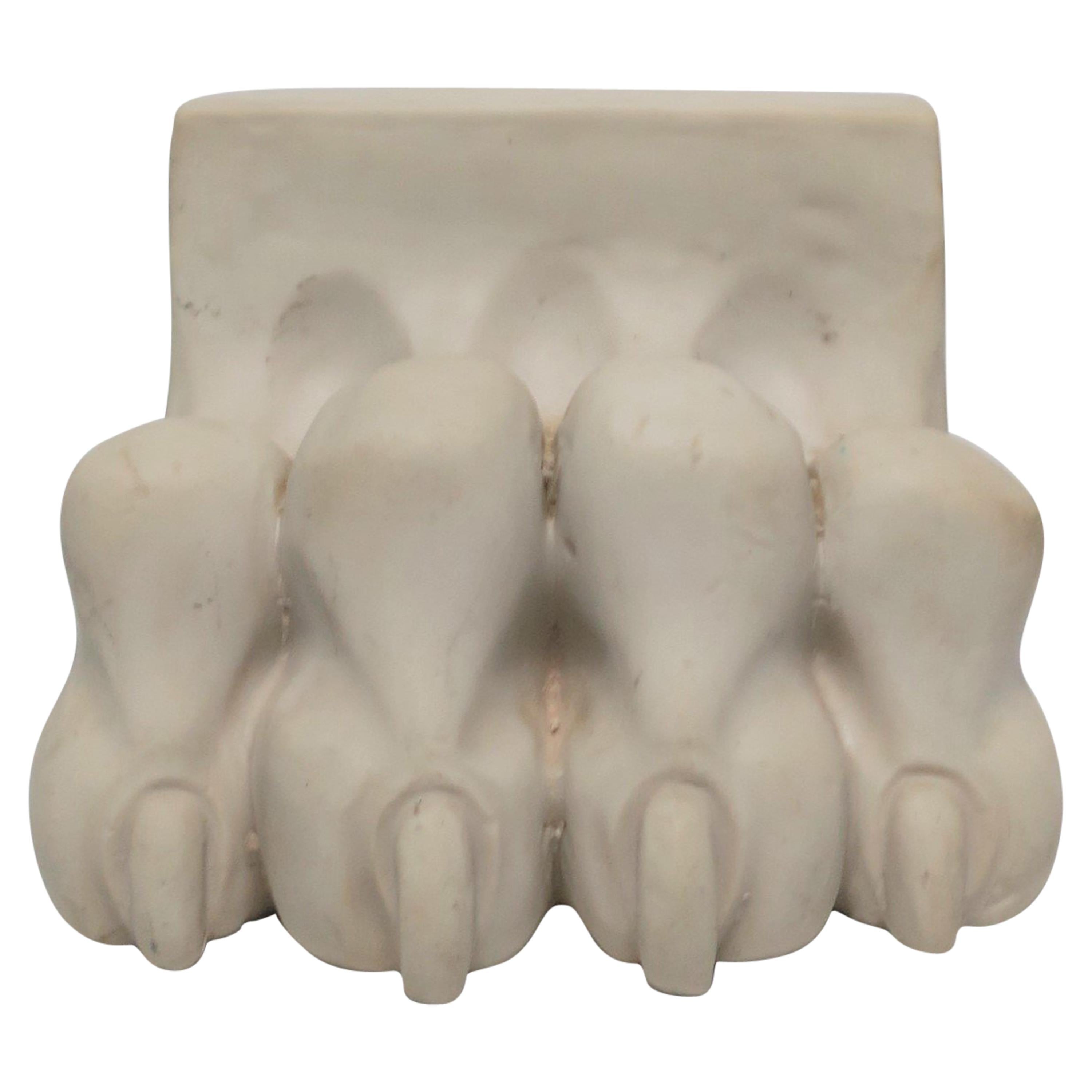 Tiger or Lion Cat Paw Decorative Object or Bookend the Empire Style