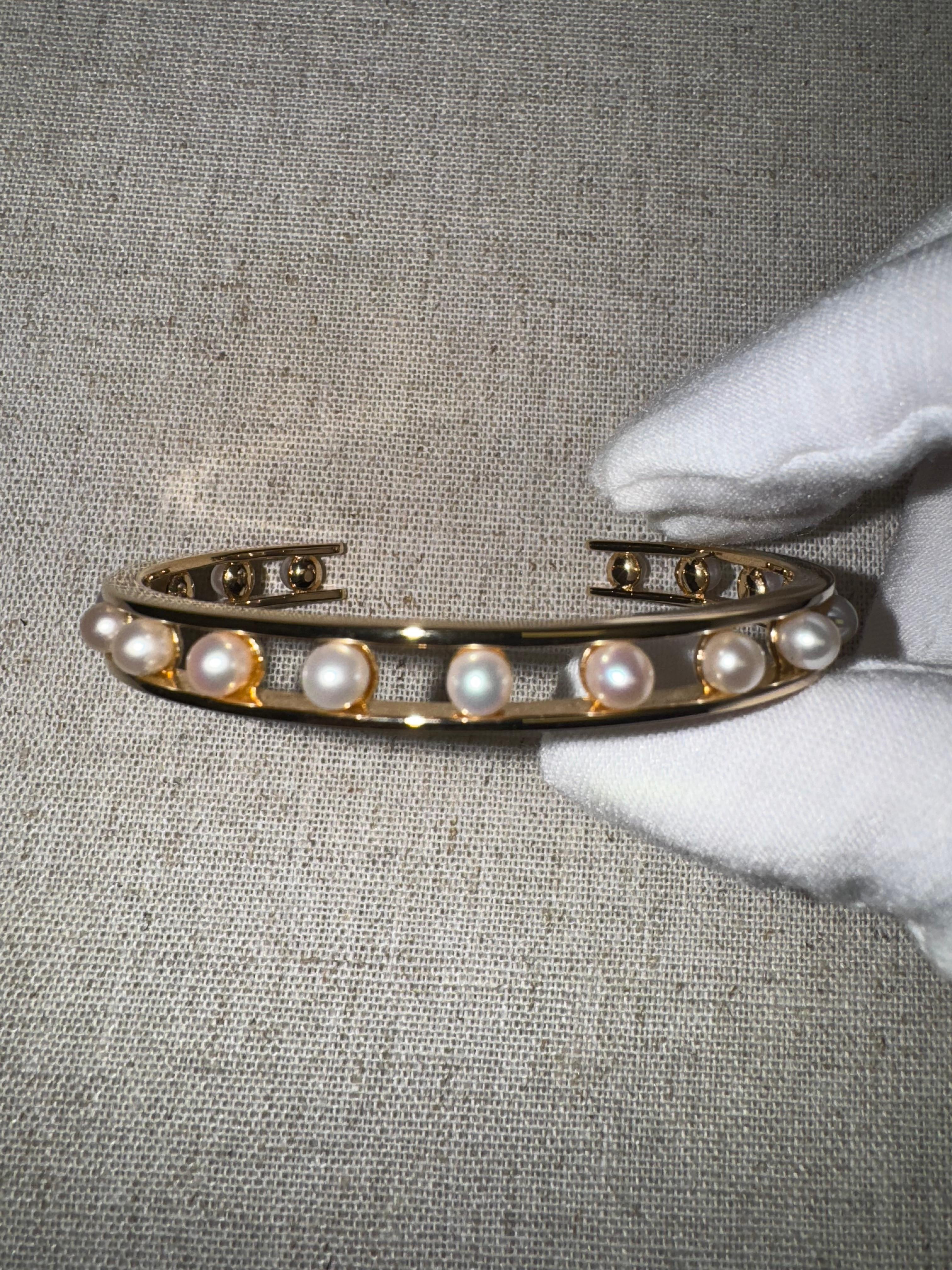 Tiger Pearl Bracelet - Size Small - 50x60mm For Sale 1
