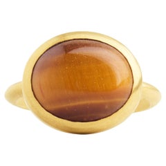 Tiger Pinky Ring