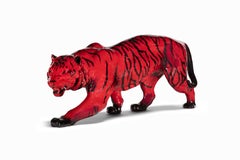 Royal Doulton Red Flambe Porcelain Figurine "TIGER"