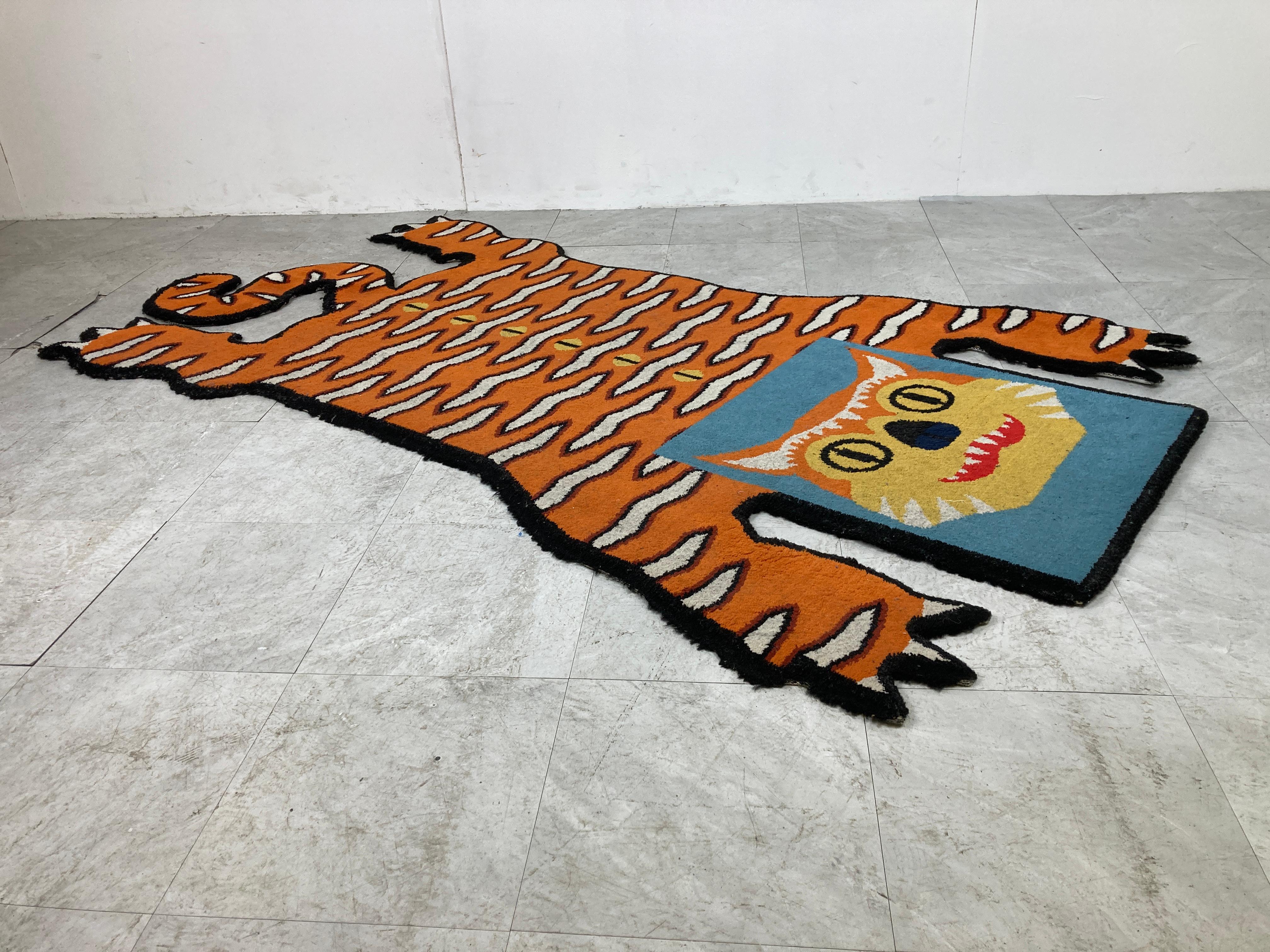 Tiger Shaped Rug by Walter Van Beirendonck for Ikea, 1990s 1