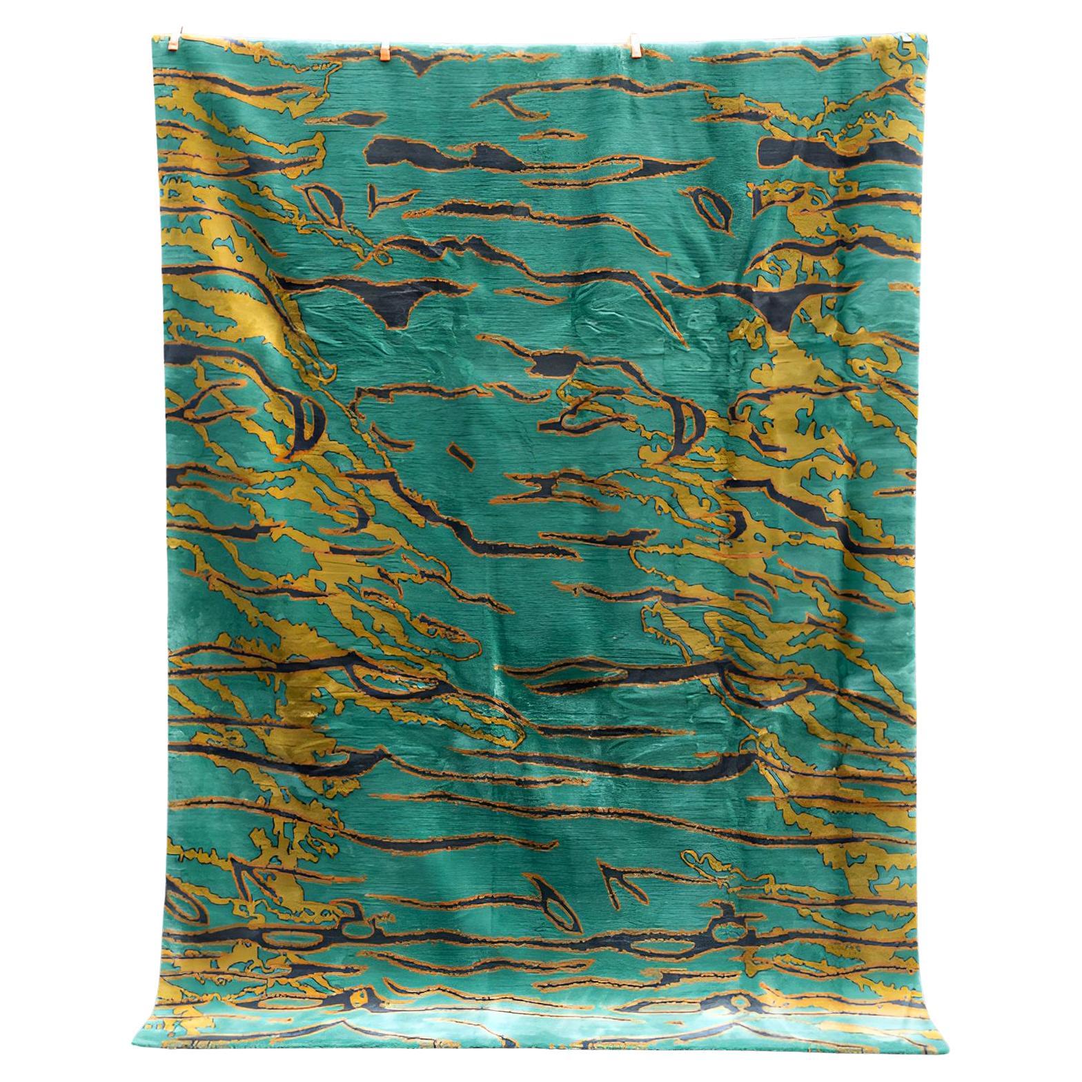 Tiger-Tiger-Teppich (21. Jahrhundert und zeitgenössisch) im Angebot