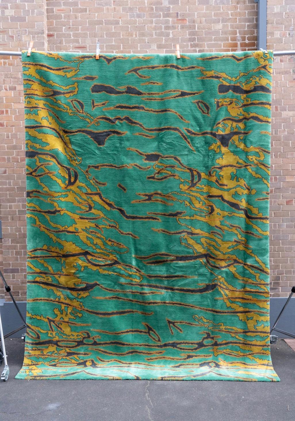 Tiger-Tiger-Teppich im Angebot 2