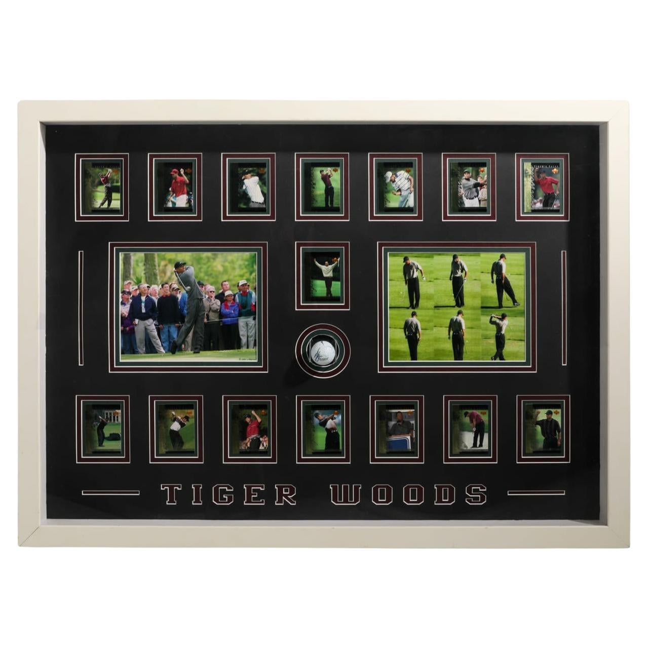 Tiger Woods Signed Ball and Memorabilia 107 cm / 42 inches - with COA For Sale