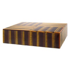 Tigers Eye Box, Italy, circa 1970s