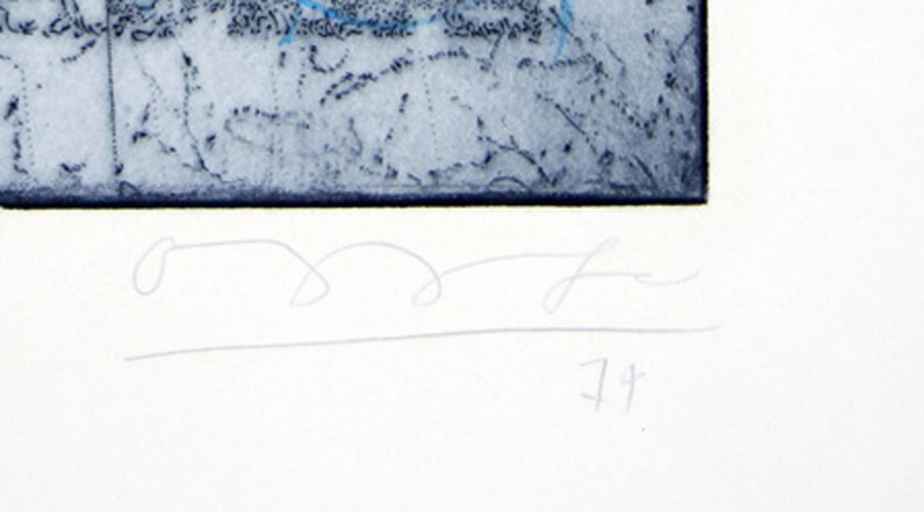 A Dialect of Paradise, Aquatint Etching by Tighe O'Donoghue For Sale 3