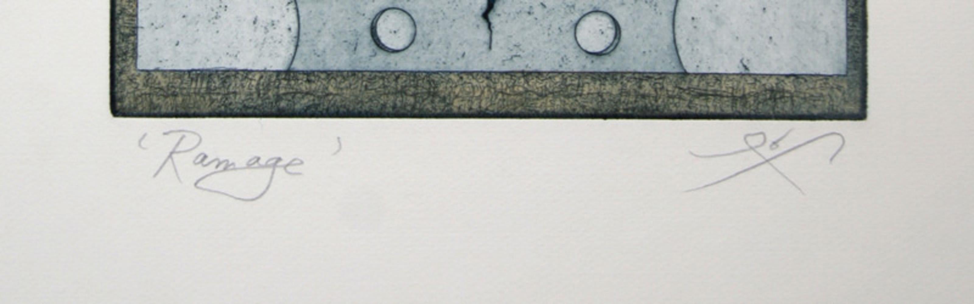 Arboretum - Ramage, Aquatint Etching by Tighe O'Donoghue For Sale 2