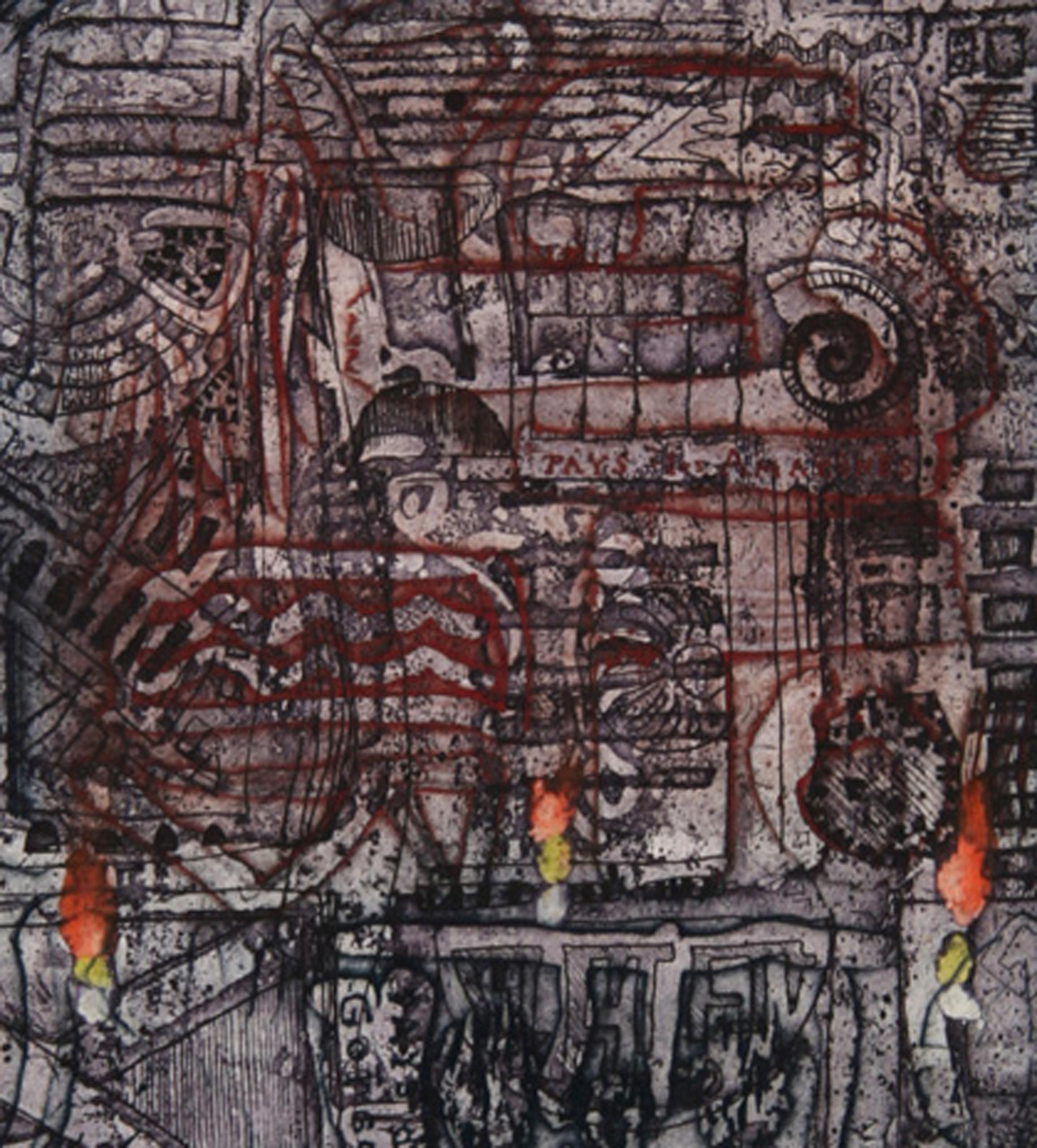 Atlantique Du Nord, Aquatint Etching by Tighe O'Donoghue For Sale 1
