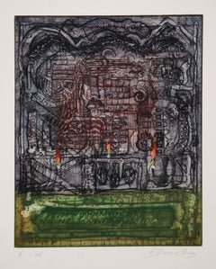 Atlantique Du Nord, Aquatint Etching by Tighe O'Donoghue