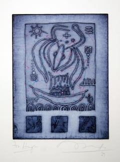 Dialects of Paradise n°1, gravure à l'aquatinte de Tighe O'Donoghue