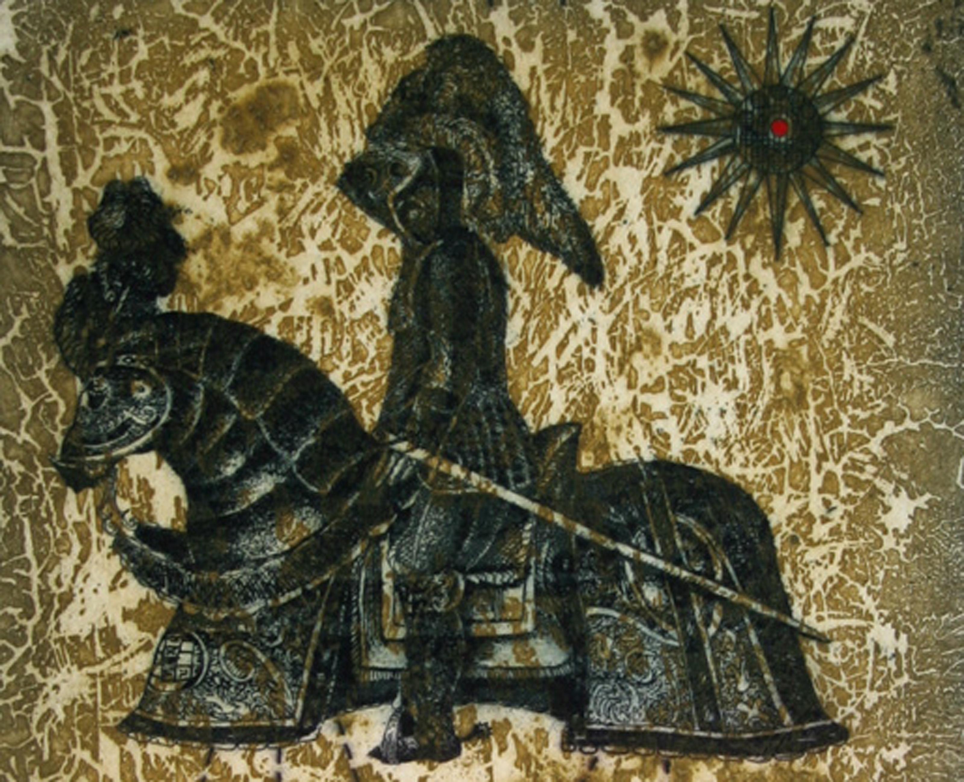 Eagle, Aquatint Etching by Tighe O'Donoghue For Sale 1