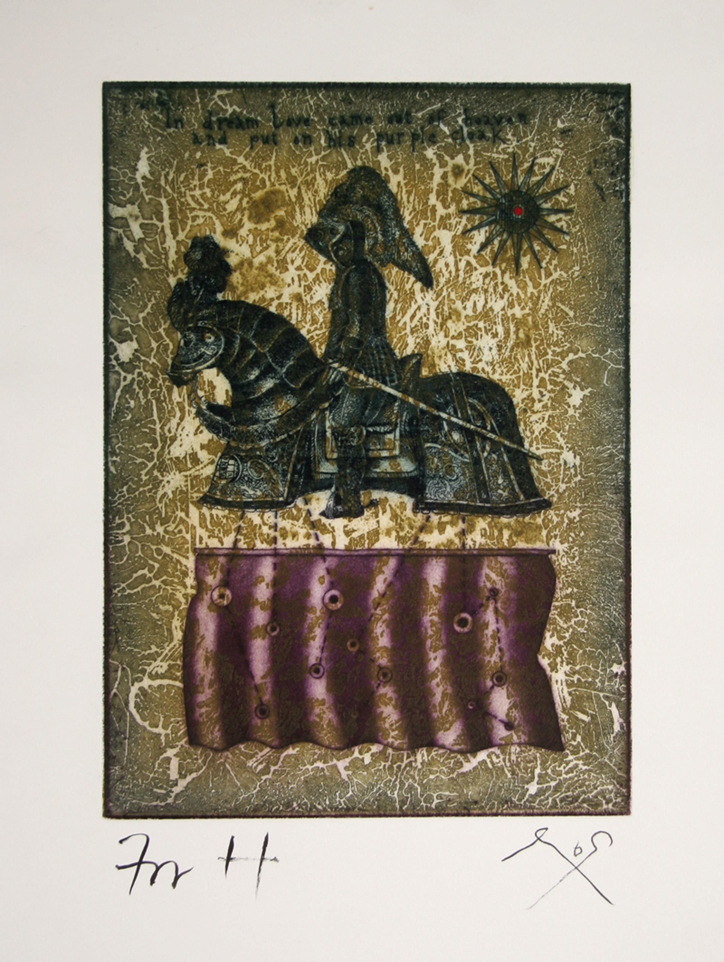 Eagle, Aquatint Etching by Tighe O'Donoghue