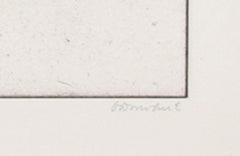 Trichter, Surrealistische Aquatinta-Radierung von Tighe O'Donoghue