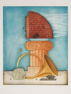 Le Mistral, aguafuerte de Tighe O'Donoghue