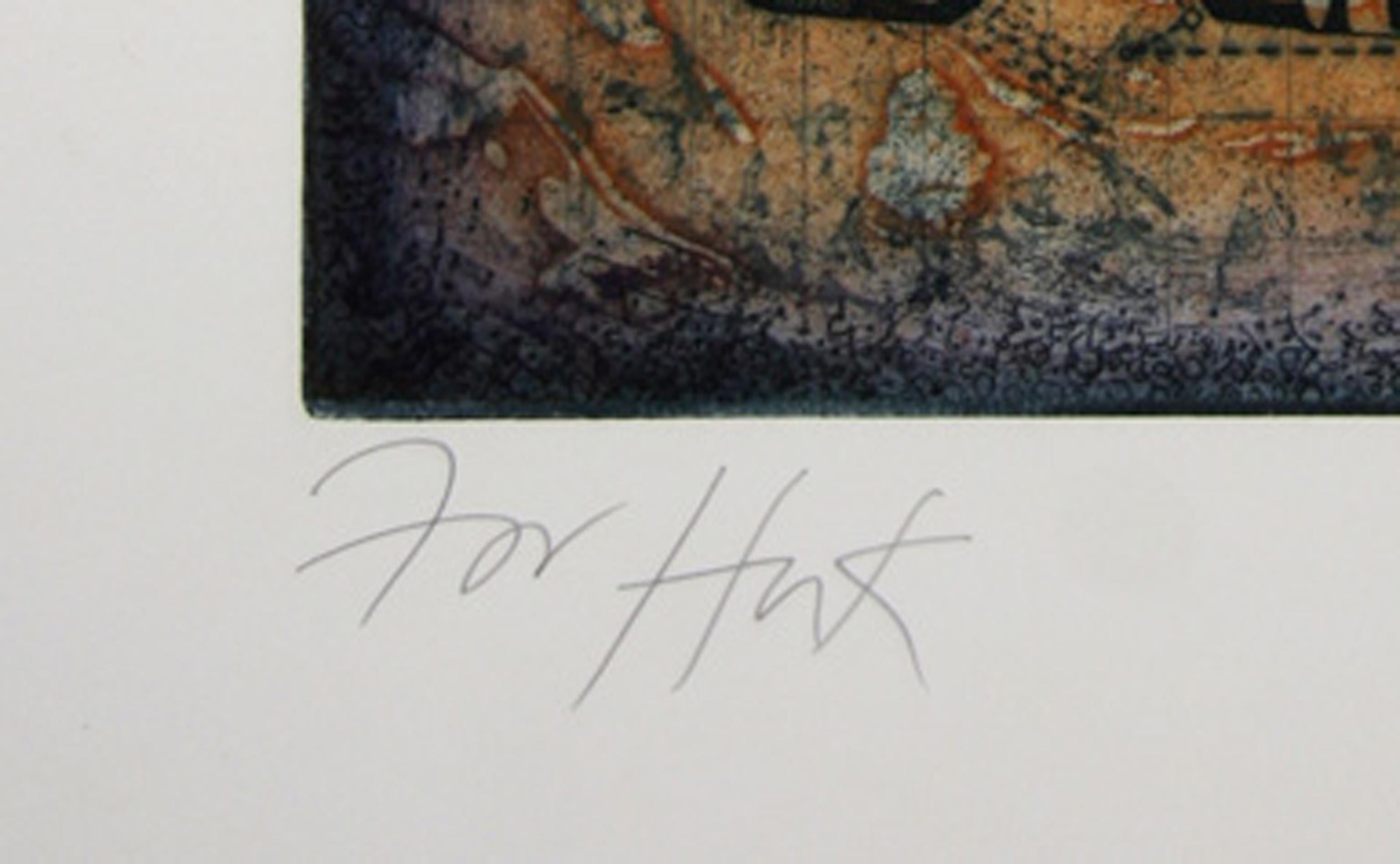 Mu, Aquatint Etching by Tighe O'Donoghue For Sale 2