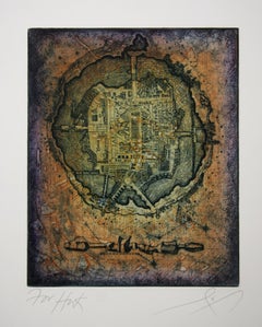 Mu, Aquatint Etching by Tighe O'Donoghue