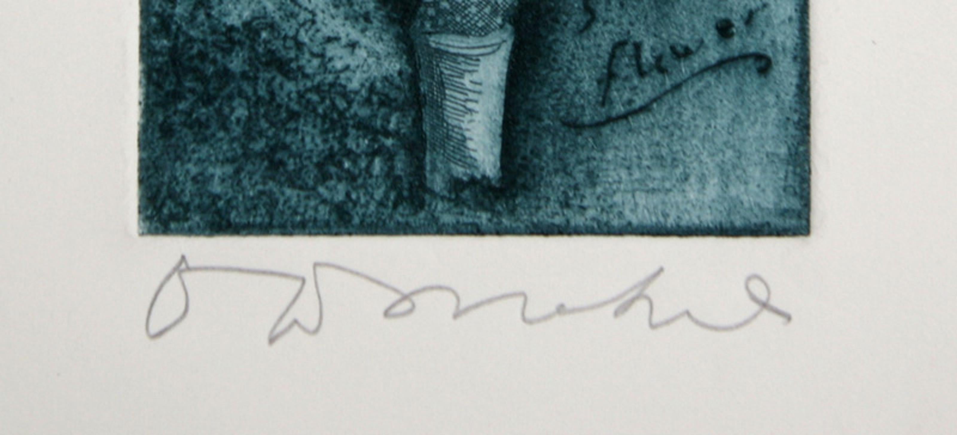 Snow Flower, Aquatint Etching by Tighe O'Donoghue For Sale 3
