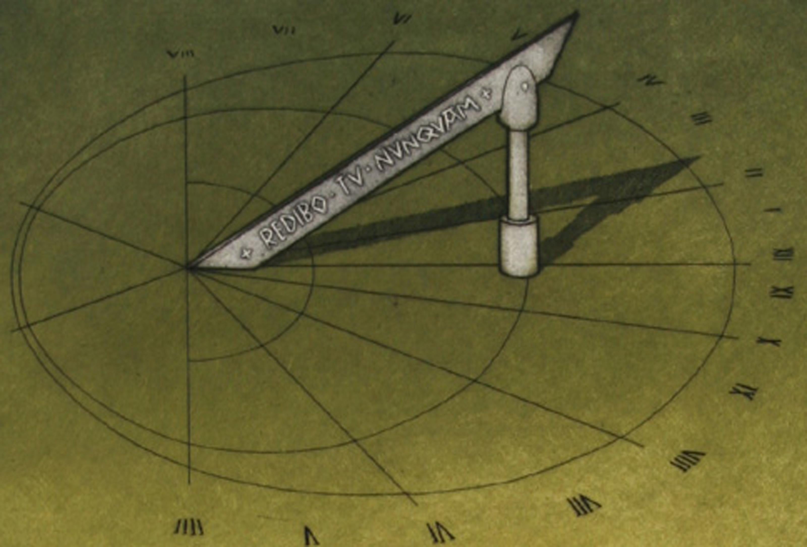 Sundial - Suite 2, Aquatint Etching by Tighe O'Donoghue For Sale 2