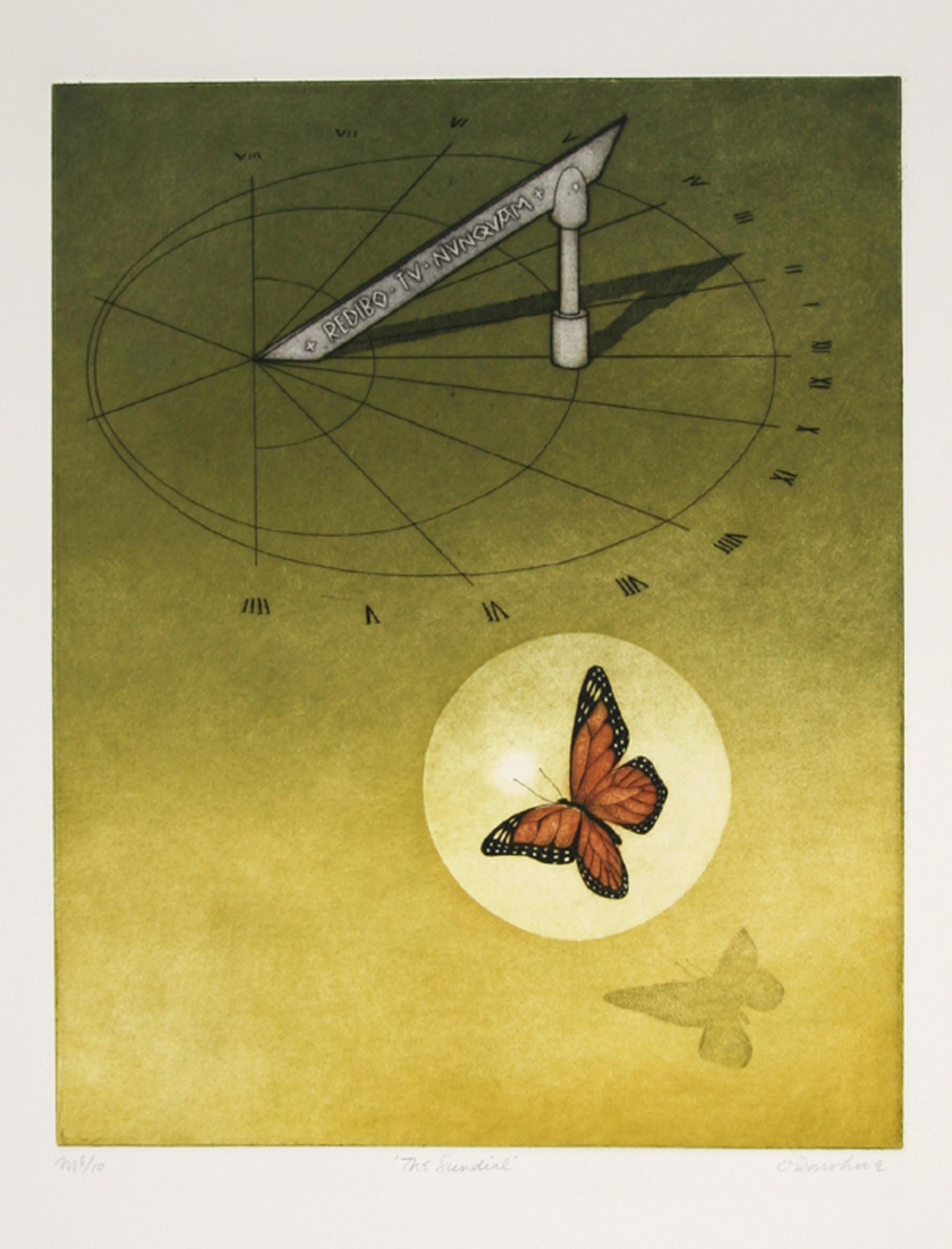 Reloj de sol - Suite 2, Aguafuerte de Tighe O'Donoghue