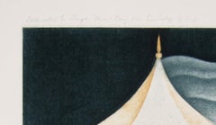 Les vents - il sirocco, Aquatinte surréaliste de Tighe O'Donoghue