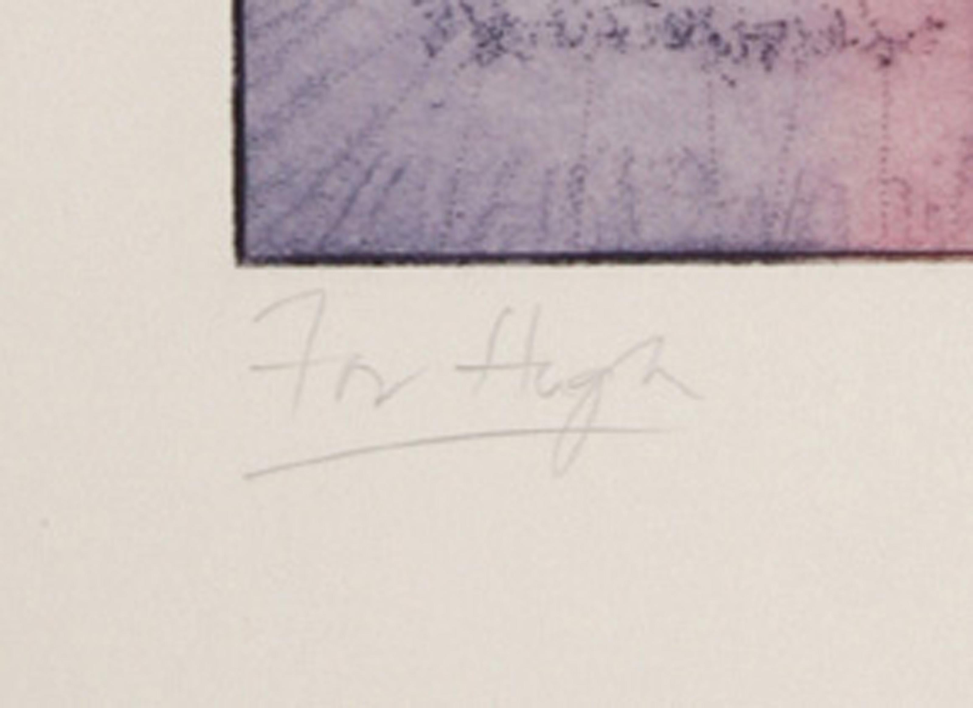 Untitled - Earthworm Abstract II, Aquatint Etching by Tighe O'Donoghue For Sale 1