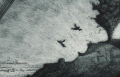Untitled - Seascape at Night, Aquatint Etching by Tighe O'Donoghue