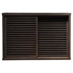 Tight Dark Slat Tansu