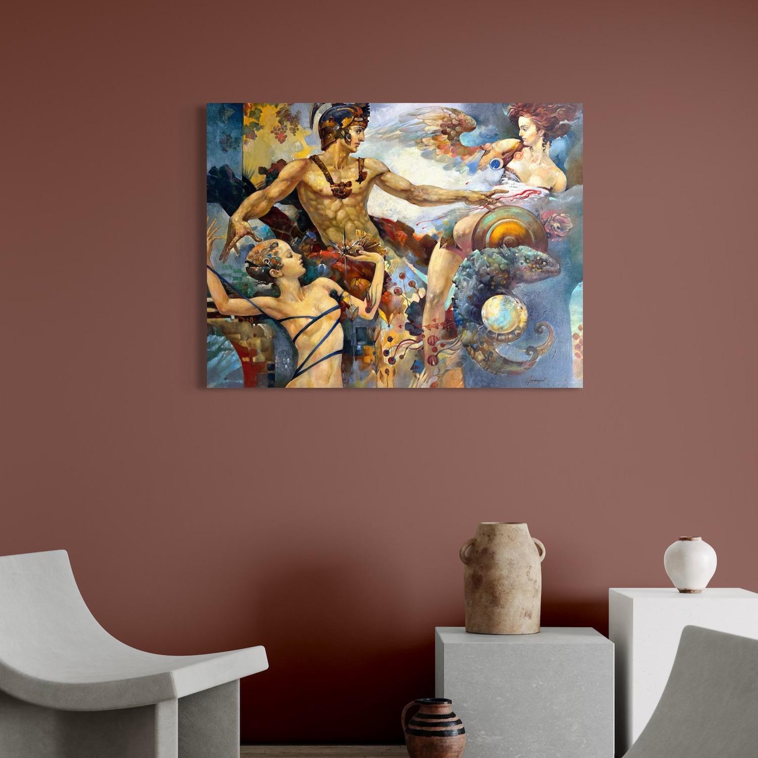 Tigran Hovumyan
Figurative Surrealist  Oil Painter
Artwork Title: Meeting 
Medium: Original Oil on Linen
Dimensions: 36