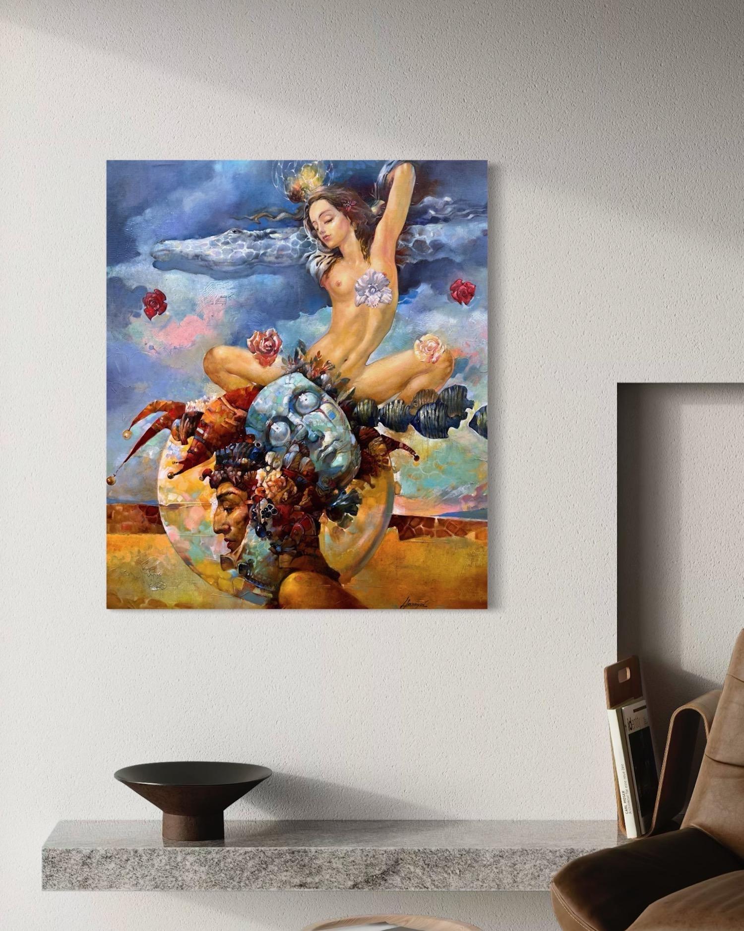 Tigran Hovumyan
Figurative Surrealist  Oil Painter
Artwork Title: Transparent Dream
Medium: Original Oil on Linen
Dimensions: 43